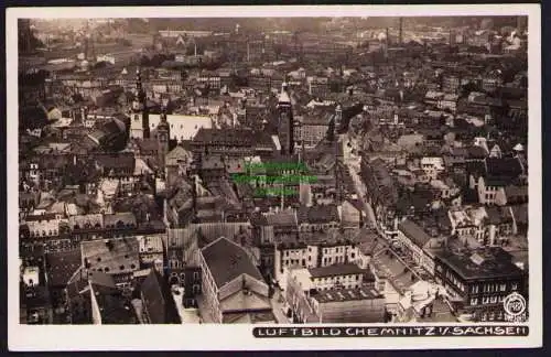 173923 AK Chemnitz um 1935 Luftbild Hahn Foto 7487