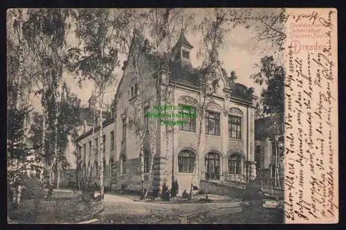 173809 AK Dresden 1903 Stadtkrankenhaus Johannstadt Kranken Pavillon