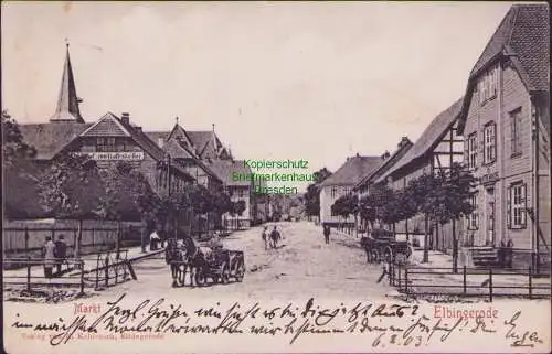 174823 AK Elbingerode Harz 1903 Markt