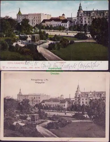 174648 2 AK Königsberg i. Pr. 1905 1917 Königsgarten