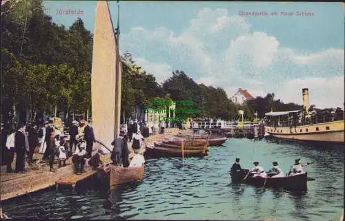 174602 AK Jörsfelde Tegelort Berlin Havel Schloss 1910