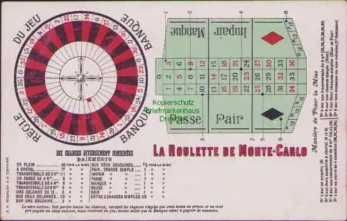 174608 AK La Roulette de Monte Carlo um 1905