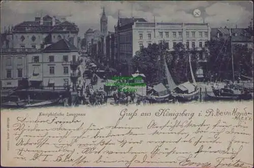 174640 AK Königsberg i. Pr. Kneiphofsche Langgasse 1897