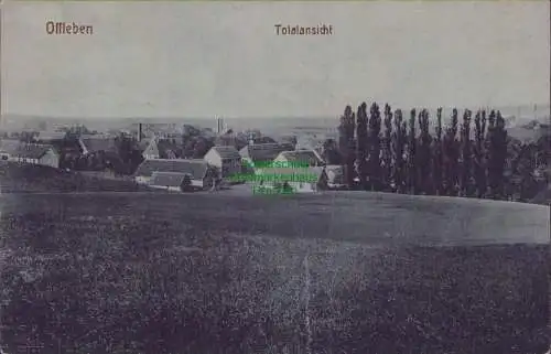 174839 AK Offleben Helmstedt Tolalansicht um 1920