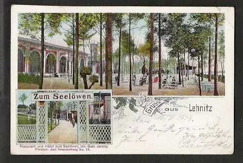 20033 AK Lehnitz Oranienburg 1906 Restaurant und Hotel zum Seelöwen
