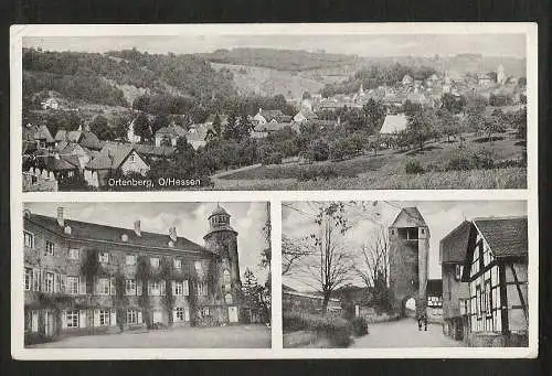 20479 AK Ortenberg O/ Hessen Emil Hoppe Buchhandlung , gelaufen   1951