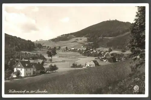 20991 AK Waltersdorf mit der Lausche Zittauer Gebirge, ungelaufen