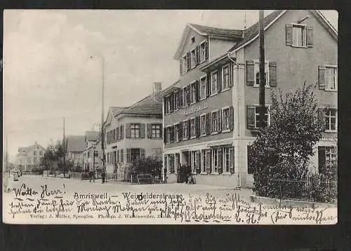 21115 AK Amriswil Kanton Thurgau Weinfelderstrasse 1904 geschäftshaus Spencler (