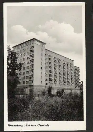 21772 AK Braunschweig Hochhaus Okerstraße 1958
