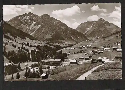 21562 AK Hirschegg Kleinwalsertal Nachgeb. Retour 1957 Berlin Dahlem Lichterfede