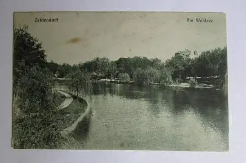 22437 AK Berlin Zehlendorf Am Waldsee um 1910 Verlag Goldiner