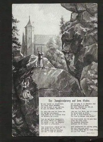 22959 AK Jungfernsprung auf dem Oybin ungelaufen