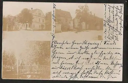 24321 AK Foto AK Klitzschen Mockrehna 1905, gelaufen , Mockrehna