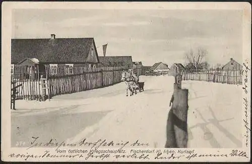 23743 AK Kl. Irben Kurland Irben 1917, gelaufen 1917