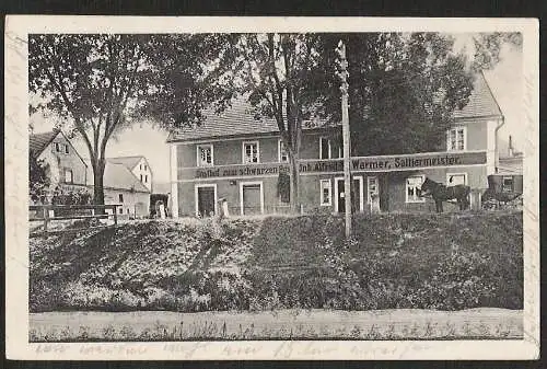 24067B AK Ober Adelsdorf Kr. Goldberg Haynau Gasthof zum Schwarzen 1939