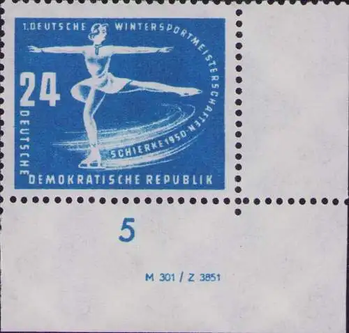 2931 DDR **  247 DZ Erste Wintersportmeisterschaften der DDR Schierke