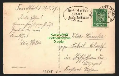 29878 AK Frankfurt Main Untermainbrücke 1927