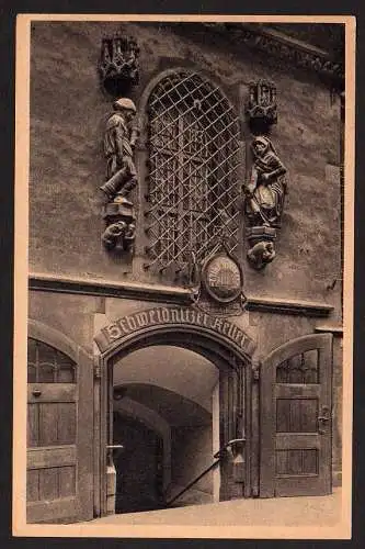 29847 AK Breslau 1943 Eingang zum Schweidnitzer Keller Restaurant Gaststätte
