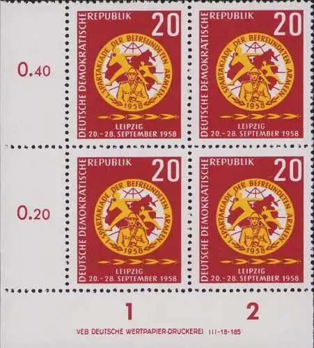 3182 DDR **  658 DV im Viererblock