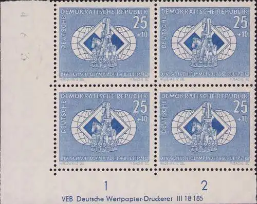 3249 DDR **  788 DV im Viererblock
