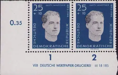 3238 DDR **  755 Teil DV