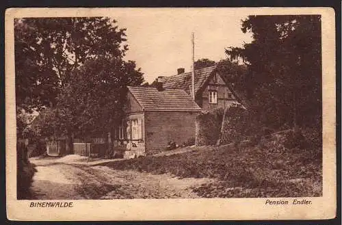 35445 AK Binenwalde  Gühlen-Glienicke Pension Endler 1928