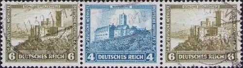 3556 DR Zdr. Zusammendruck Nothilfe 1932 W 42 gestempelt