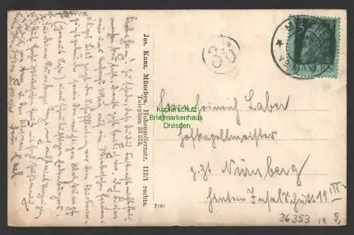 36353 AK München Schäfflertanz 1914