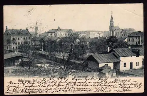 37368 AK Oderberg Bhf. Totalansicht Panorama 1904