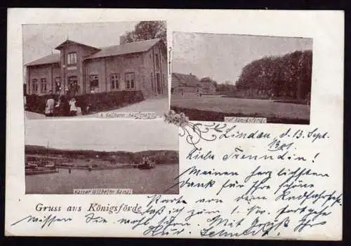 40927 AK Königsförde A. Sellhorn Kaufmann Kaiser 1901