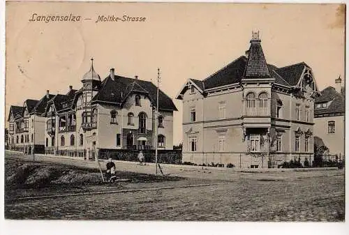 42556 AK Langensalza Moltke Strasse Villen 1910