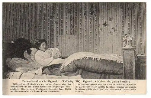 42751 AK Bahnwärterhaus in Signeulx Belgium 1914
