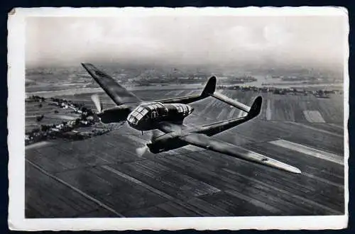 44056 AK Focke-Wulf Fw 189 Nahaufklärer Fotokarte 1941 Argus Flugmotoren
