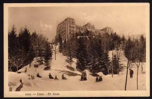45323 AK Caux VD En hiver 1918
