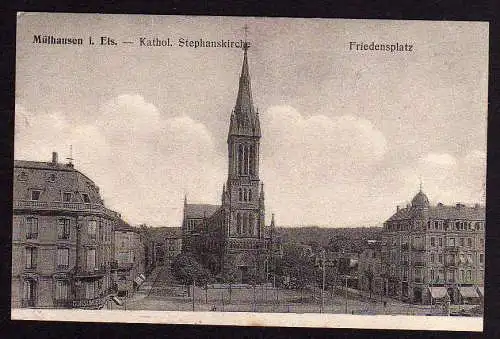 47526 AK Mülhausen i.Els. Kath. Stephanskirche Friedens