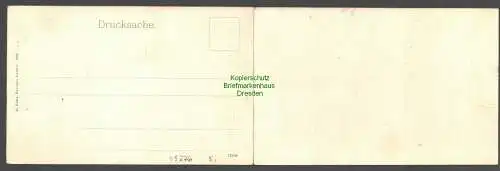 49276 2er Klapp Panorama AK Luzern um 1905