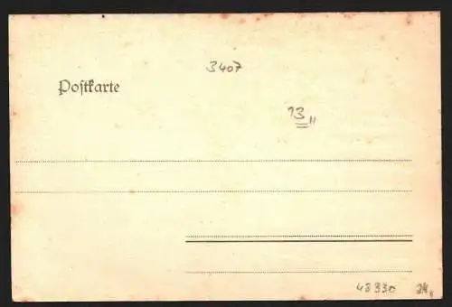 48330 AK Ischenrode um 1900 Gasthaus zur kleinen Schweiz Kirche mit Thie