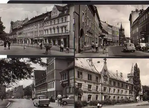 48092 4 AK Aschersleben 1968 Markt Rathaus Feierabendheim Tie