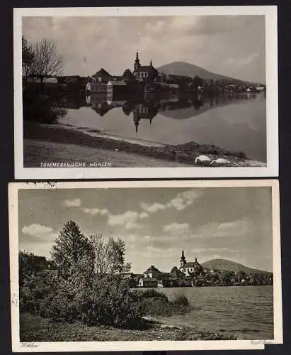 49884 2 AK Holany Hohlen 1937 1938 gelaufen Neugarten