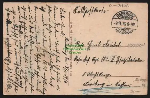 50505 AK Radeburg Albertstrasse Kgl. Amtsgericht 1918