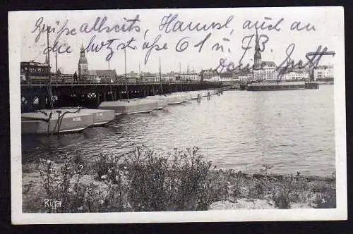 51258 AK Riga Lettland 1931 Fotokarte