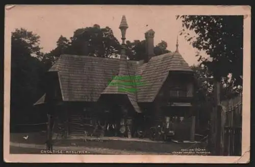 51811 AK Choltice Choltitz 1947 Myslivna Hütte Holzhaus