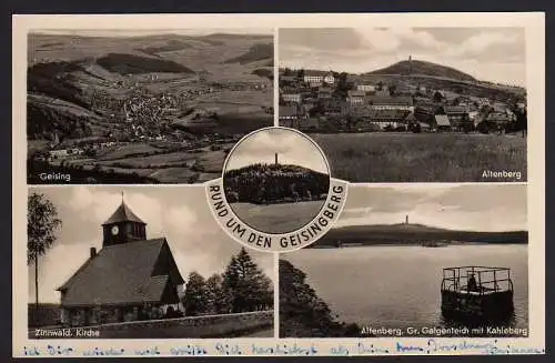 51621 AK Geising Zinnwald Altenberg Galgenteich 1956