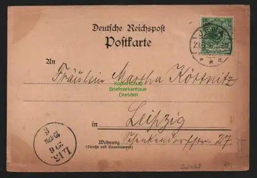 52069 AK Jena 1896 Sophienhöhe Restaurant Logirhaus