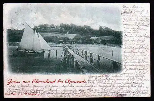 52353 AK Elisenlund Aabenraa Apenrade Hostrupholz 1898