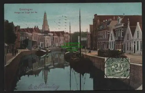 51917 AK Groningen Hooge en Lage der Aa 1912