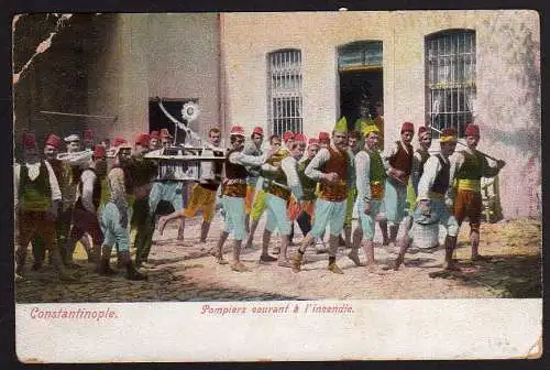 53785 AK Konstantinopel Constantinople 1908 Pompiers