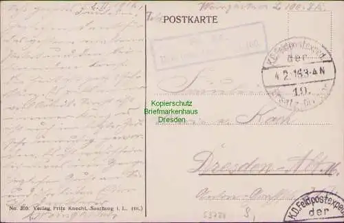 53722 AK Verdinal Frankreich 1915 Feldpost Grenadier 1