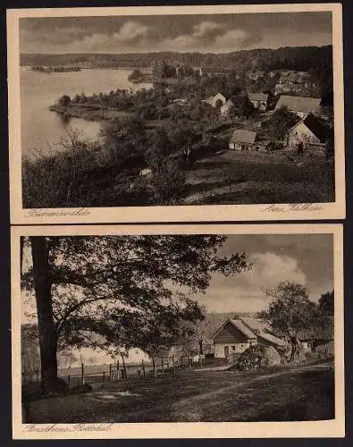 54077 AK Ruppiner Schweiz Am Kalksee Binenwalde Forsthaus Rottstiel um 1925