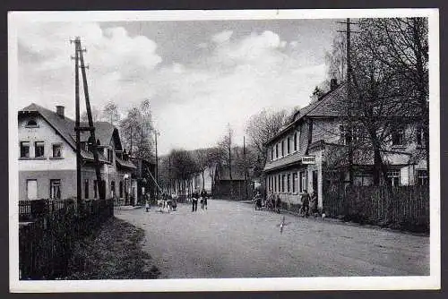 54811 AK Gasthof Hirschberg bei Olbernhau 1942 Restaurant Restauration Gasthof